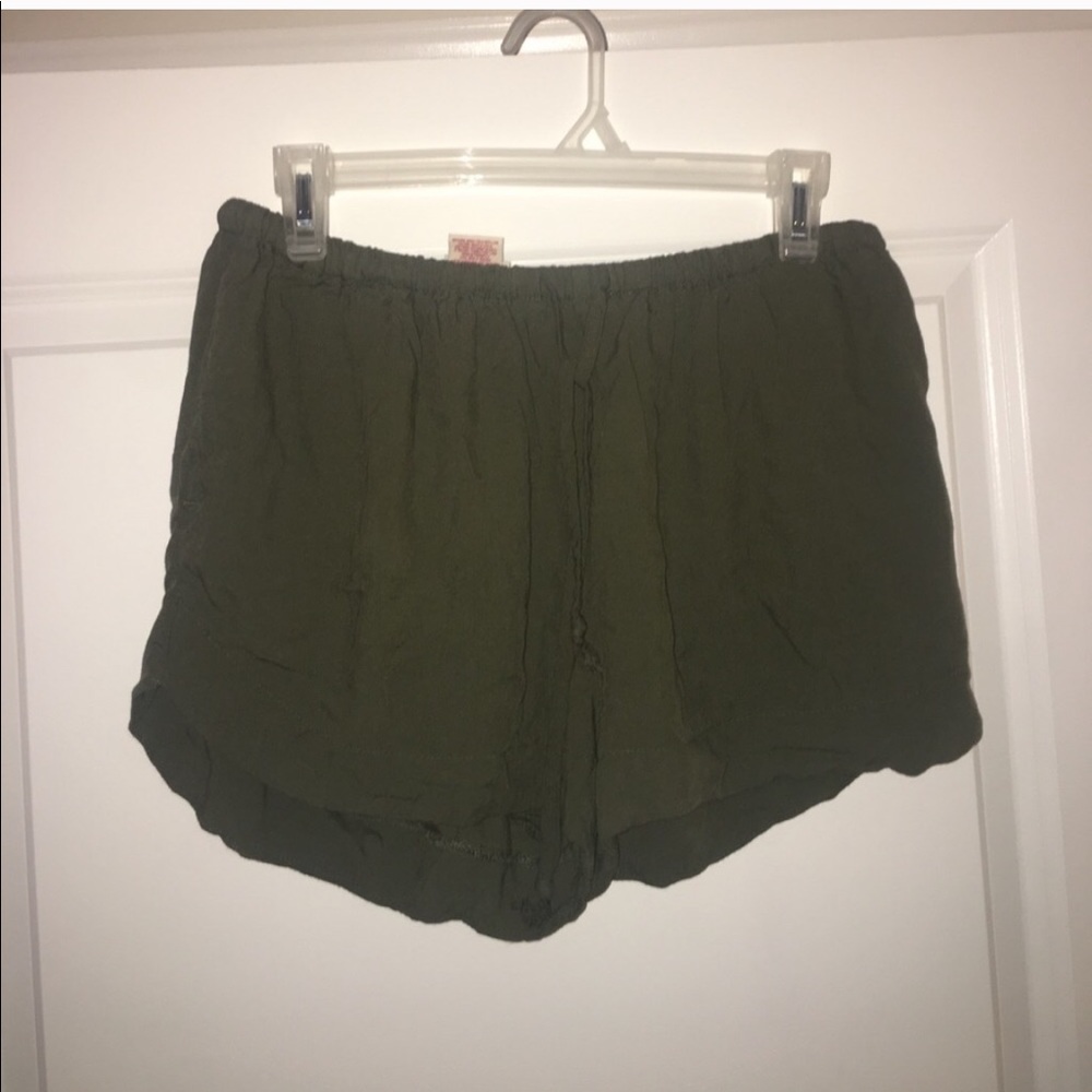 Green shorts